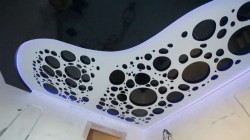 перфорированные резные потолки